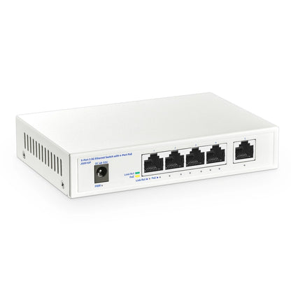 Switch PoE YuLinca 5 Puertos 2.5G 4 PoE + 1 Uplink