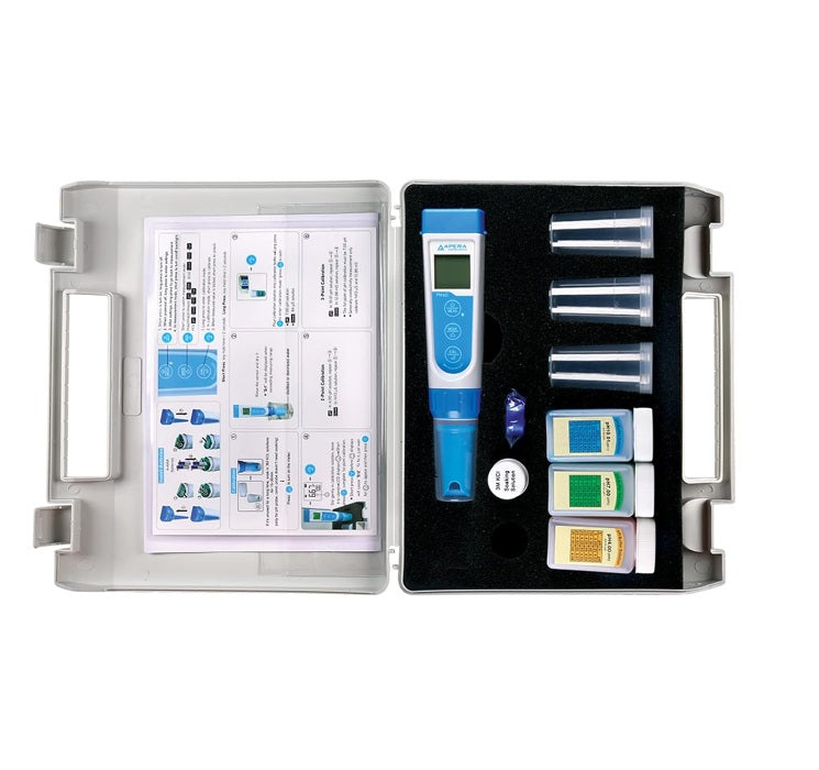 Medidor de pH de bolsillo impermeable Apera, sonda reemplazable. USADO