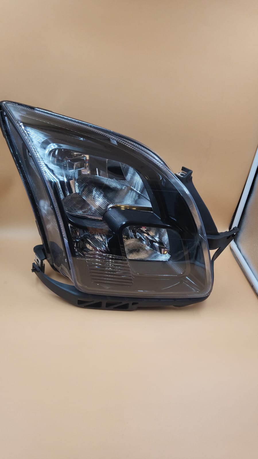Faros delanteros para Ford Fusion 2006 2007 2008 2009, carcasa negra transparente