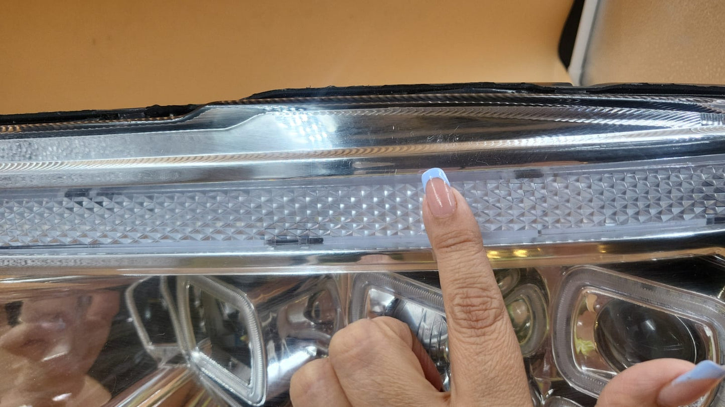Faros delanteros LED halógenos Dodge Ram 1500 2500 3500 DETALLE