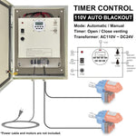 Controlador de temporizador de motor enrollable para invernadero  UYGALAXY