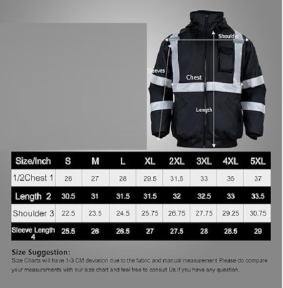Chaquetas de seguridad reflectantes de alta visibilidad. VENDACE