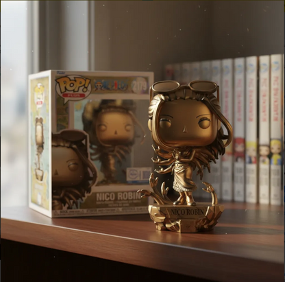 Funko Pop Nico Robin #2179, Edición bronce exclusiva, One Piece.
