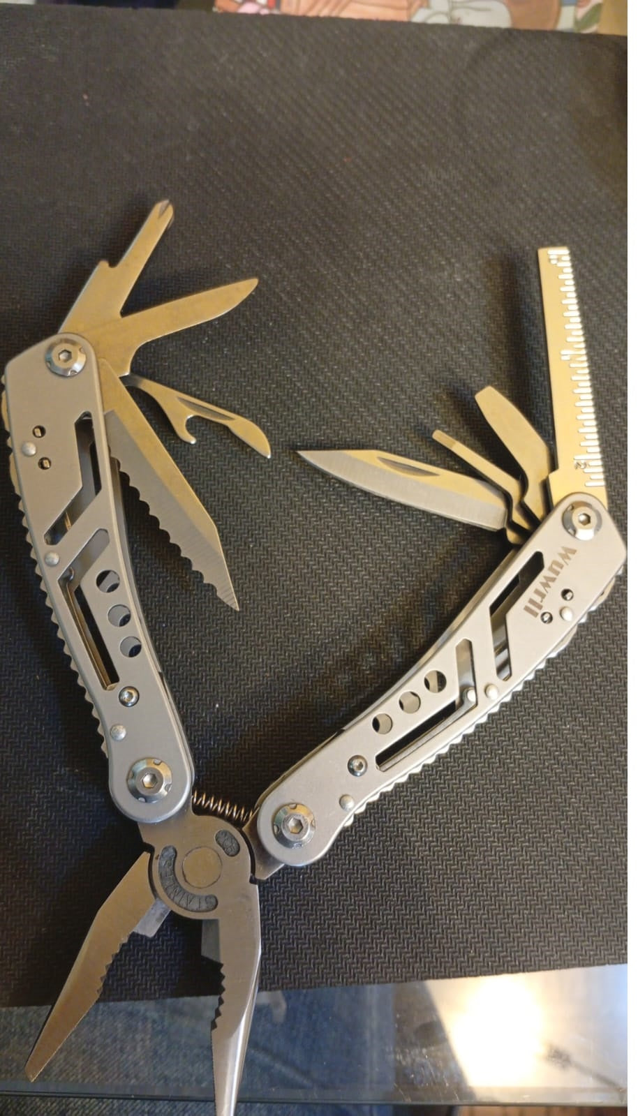 Multiherramienta profesional de acero inoxidable, WUWRL.