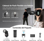 Flash TTL Neewer Z2Pro-C Cabeza Redonda Canon HSS 76W SIN BASE