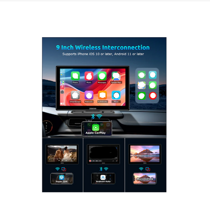 Pantalla ESSGOO 991CP de 9", con CarPlay y Android Auto (USADO).