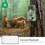 Cámara de caza Campark T85 WiFi Bluetooth de 24 MP y 1296P(USADO)
