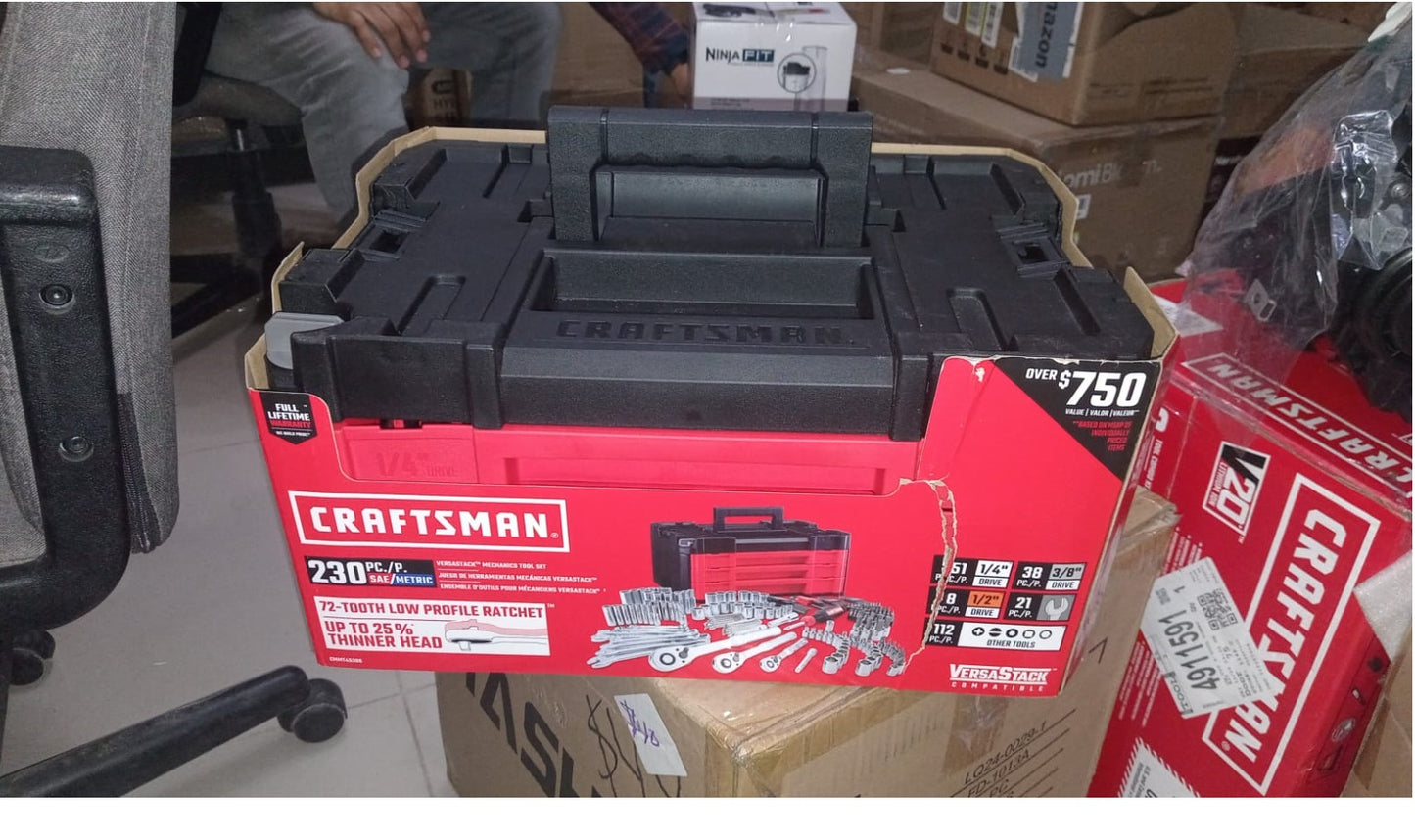 Craftsman VERSASTACK, Juego de herramientas, 230Pcs.