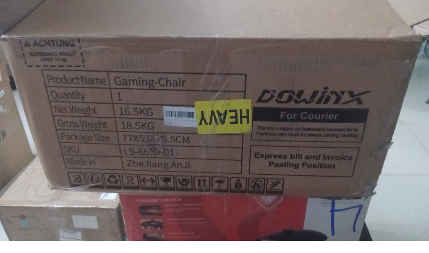 Silla ergonómica, DOWINX, Gamer, Respaldo Alto, Reclinable. 350LB.