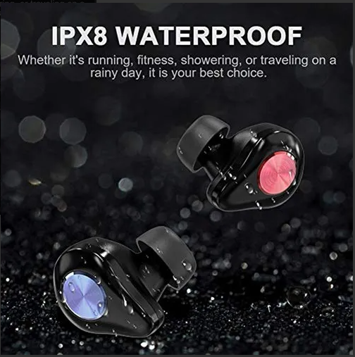 Auriculares intra-aurales inalámbricos con Bluetooth, T12.