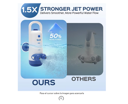 Jet - Spa de burbujas y masaje 2 en 1, para bañera Dowento SJ01A