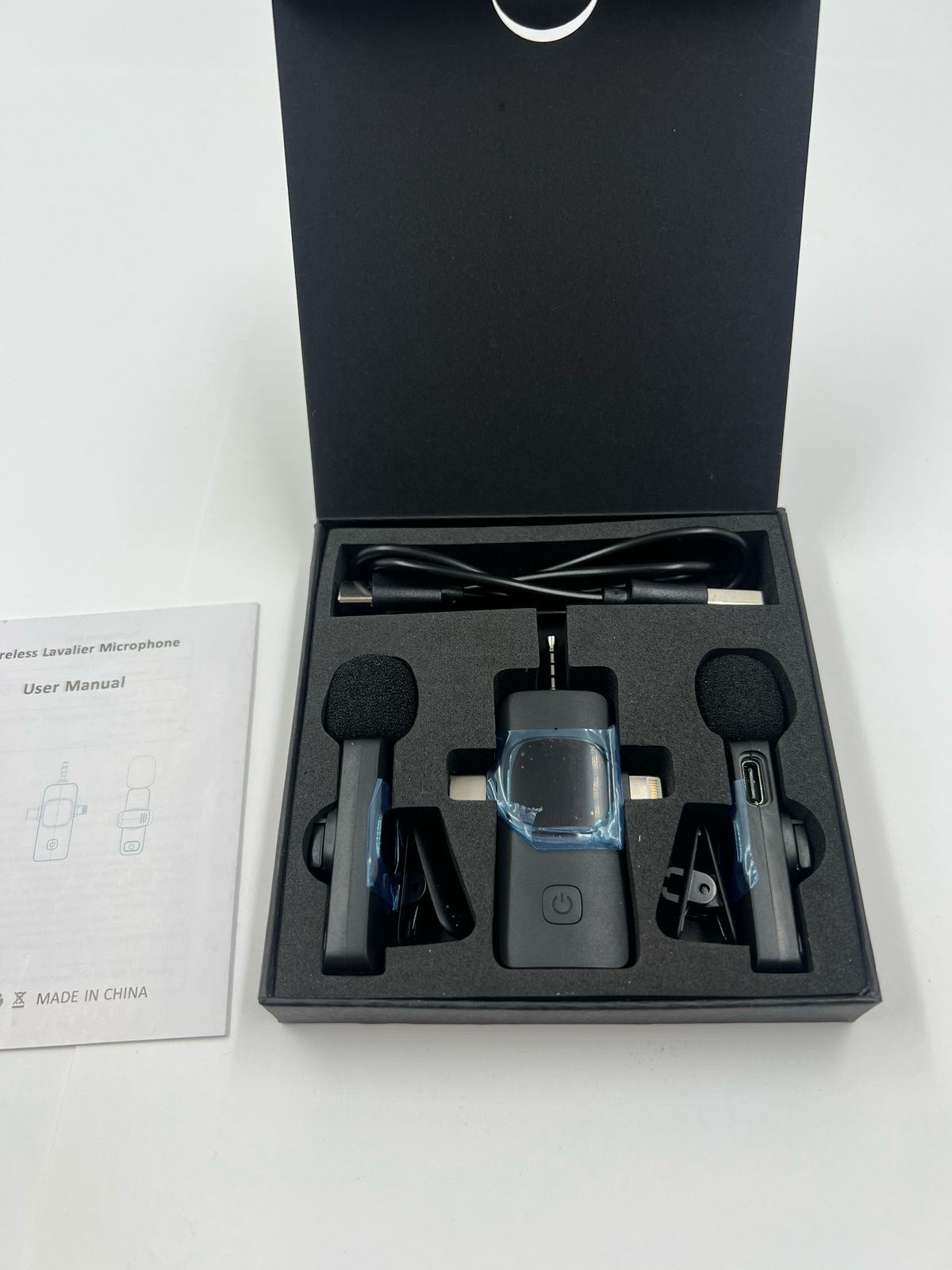 Micrófono inalámbrico iPhone, Android y cámara