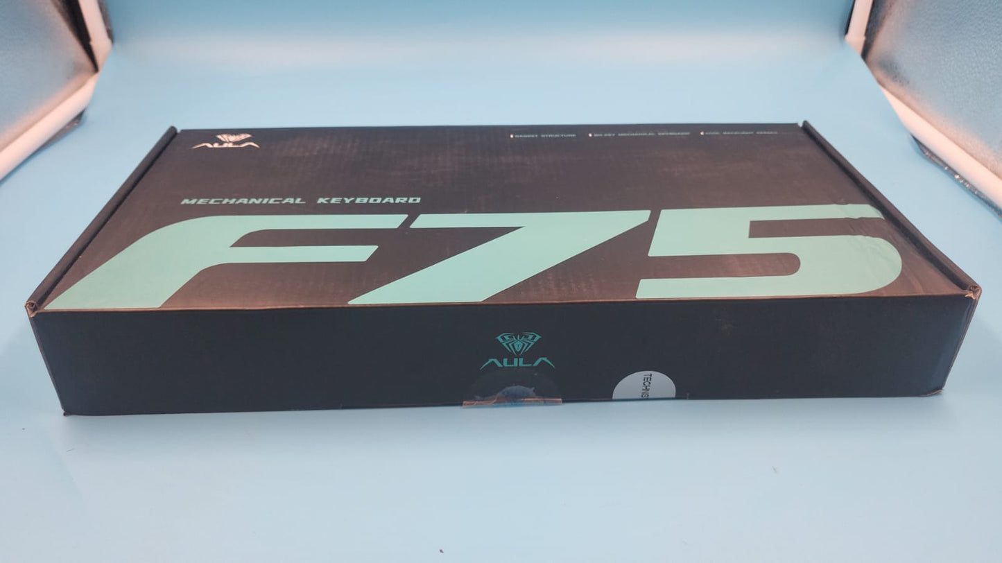 AULA F75 75% teclado mecánico inalámbrico, teclados para juegos RGB retroiluminados, 2.4GHz/Tipo-C/BT5.0