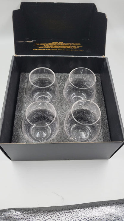 Juego de 4 copas de vino sin tallo , 20 onzas RORAEM