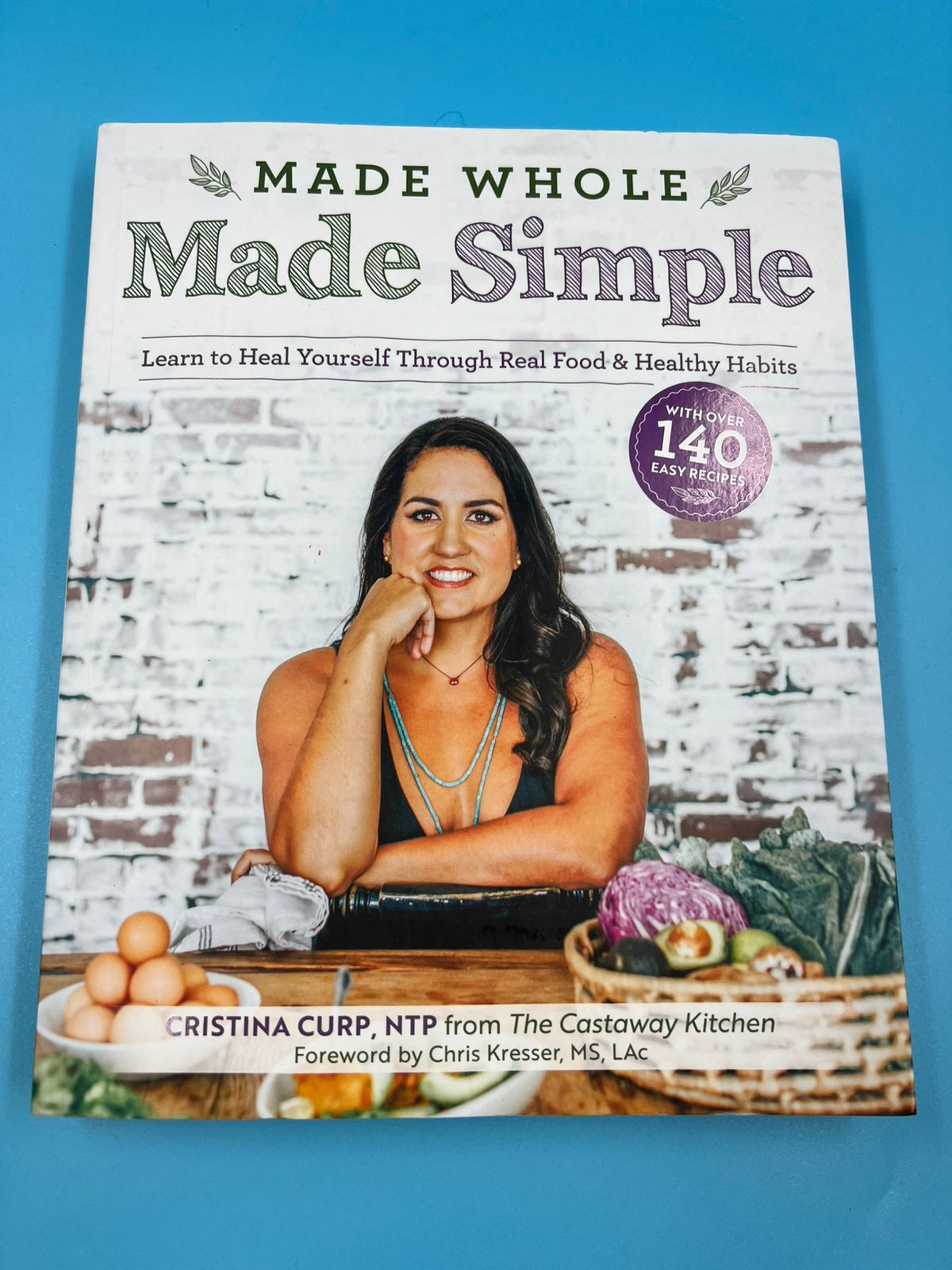Made Whole Made Simple libro en ingles de recetas saludables