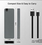 Disco duro portátil 1 TB con puerto USB 3.0 tipo C, (USADO)