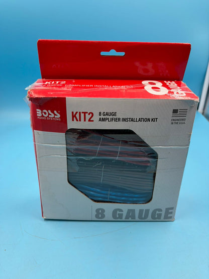 Kit de amplificador de calibre 8 BOSS Audio KIT2 (USADO)