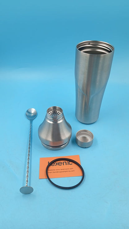 Coctelera Lexenic premium de 24Oz, 304-18/8 Acero Inoxidable, Lavatrastes.