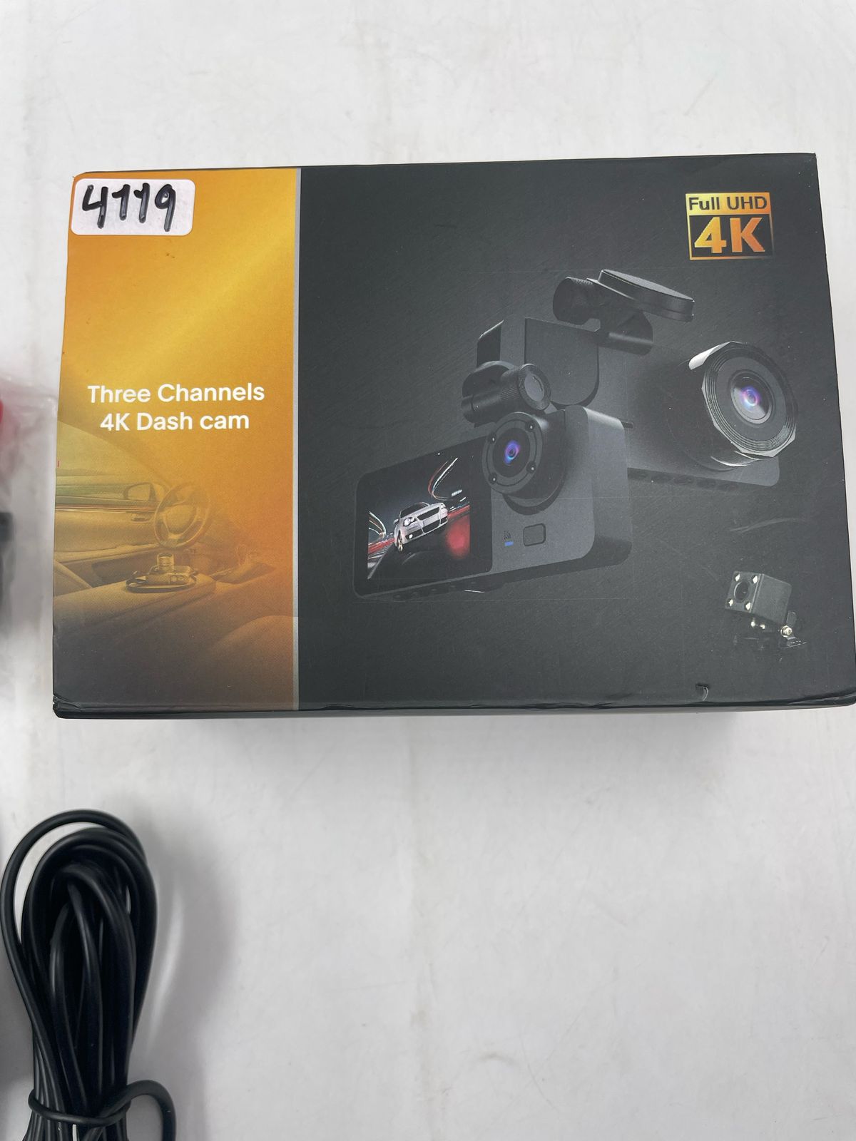 Cámara de tablero Azacvb para autos, 4K UHD completo.