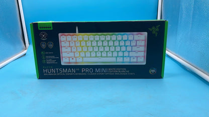 Teclado Optico Analógico Del 60%  Blanco Razer Huntsman V3 Pro Mini