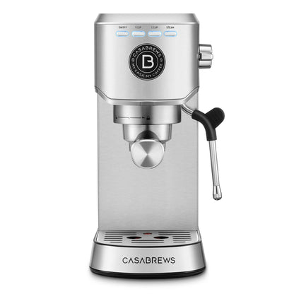 Cafetera espresso, 20 bares, depósito 940ml, espumador de leche.