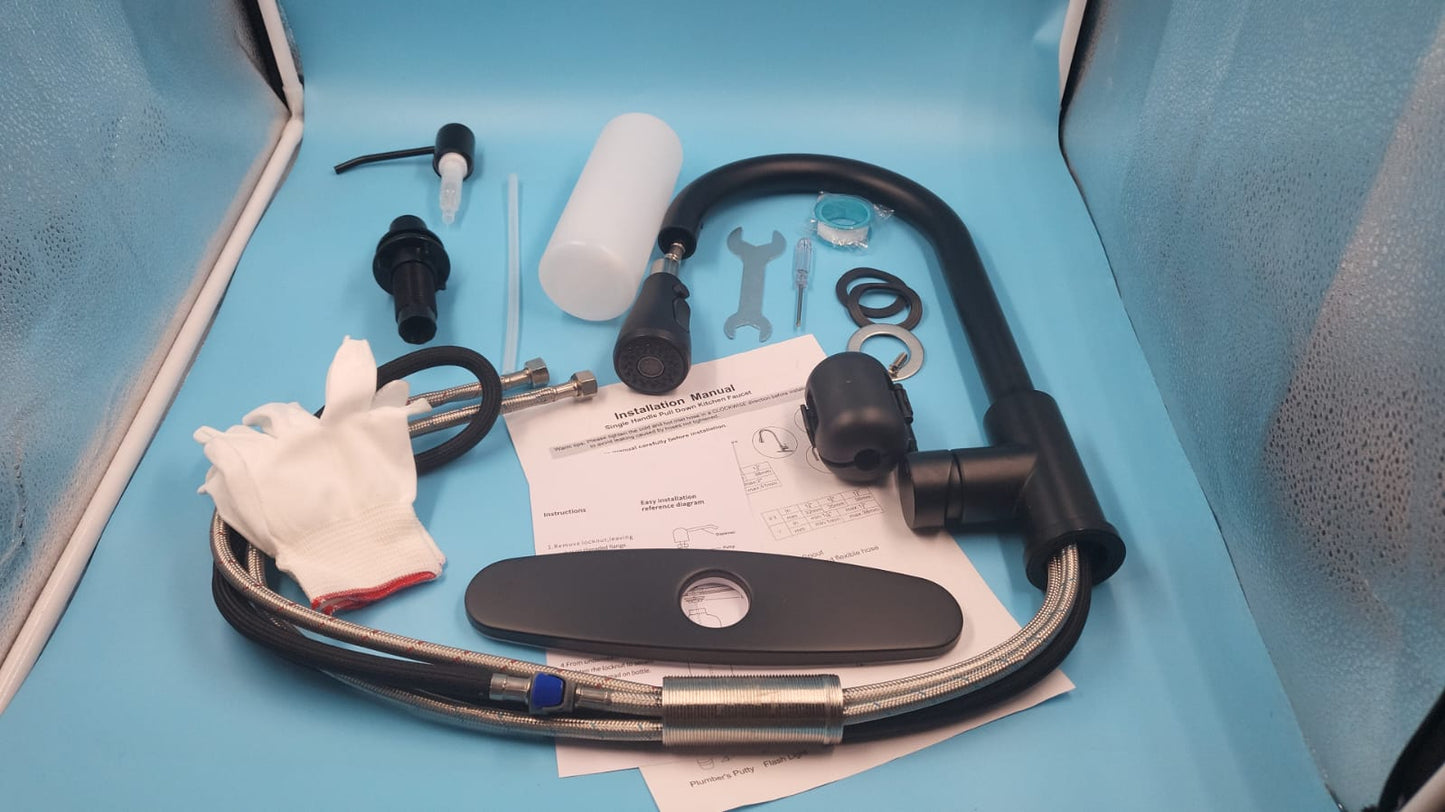 Grifo De Cocina Extraíble Grifo Monomando con rociador extraíble