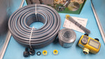Kit Riego Goteo TRJZWA 52m Temporizador 2 Zonas 26 Emisores