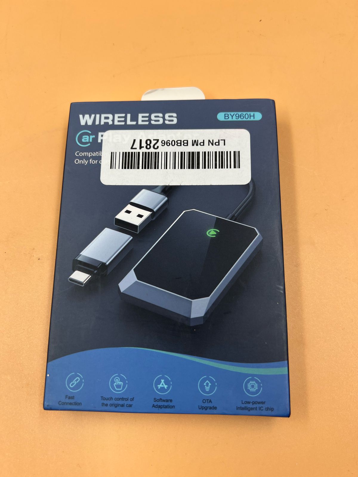 Adaptador inalámbrico Carplay tipo-C
