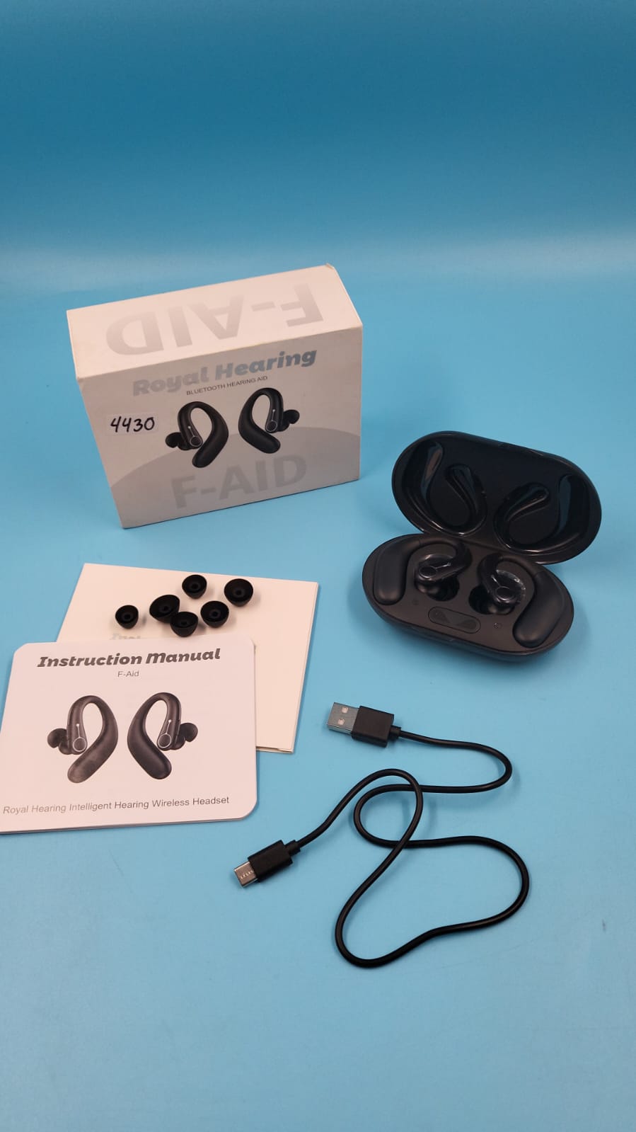 Audífonos con Bluetooth, ROYAL HEARING.(USADOS)