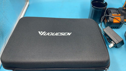 Soplador De Hojas Inalámbrico Yuquesen 980.000 Rpm Con 2 Baterias