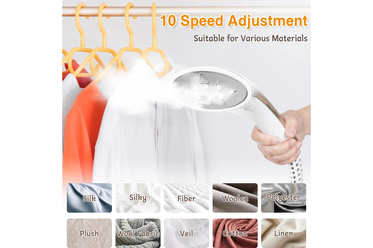 Vaporizador plancha para ropa, 2.7lt, 10 niveles de vapor, uso facil.