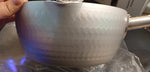 Olla plana de aluminio Hokuriku Snow, 22 cm (8,7") comp. inducción.