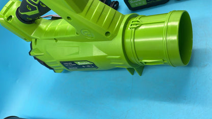 Soplador De Hojas Eléctrico Inalámbrico Con 2 Baterías De 3.0Ah