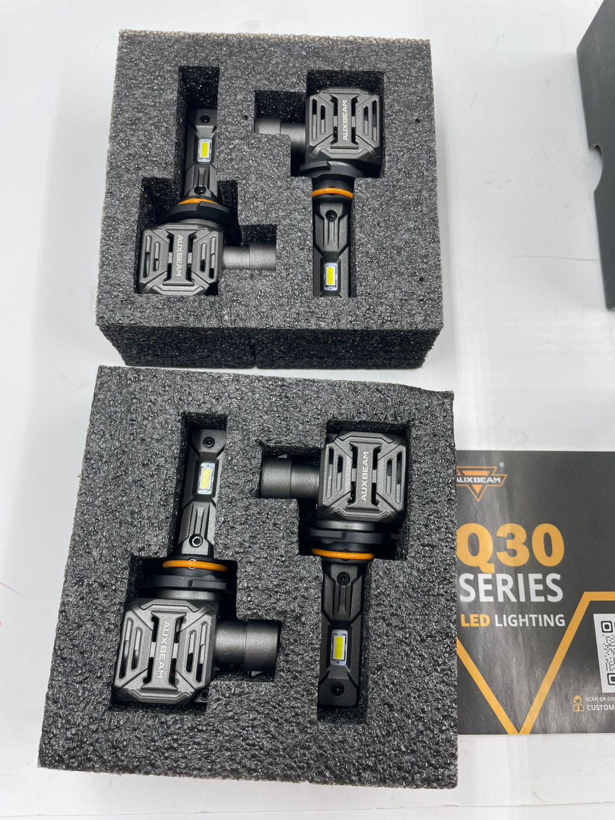 Auxbeam 9005 HB3 - Luz antiniebla 6500 K, 120 W.