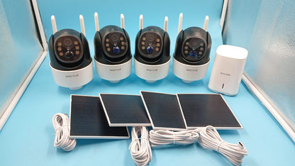Sistema de cámaras de seguridad, Soliom Solares, giro e inclinación de 360°