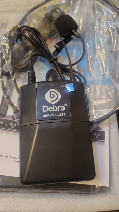 D Debra AU200 Pro Sistema Micrófonos de diadema y solapa