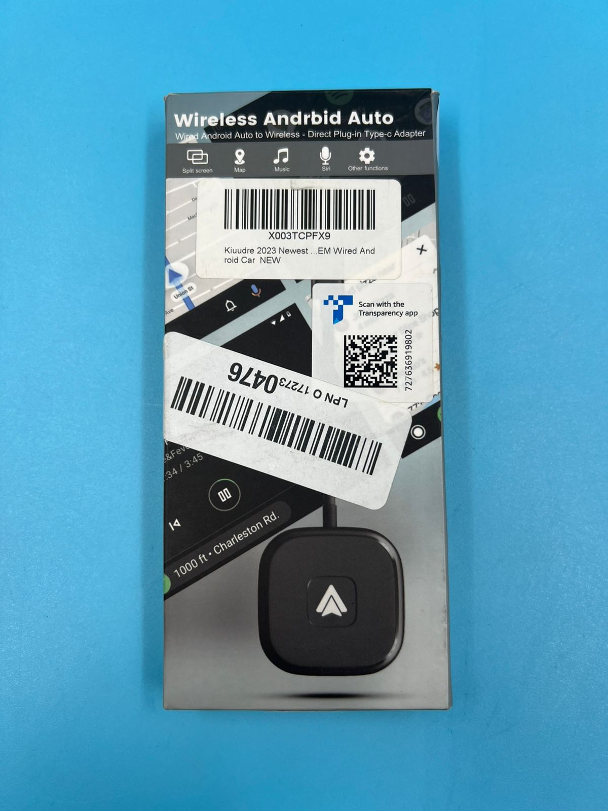 Adaptador inalámbrico Kiuudre Android USB y tipo C