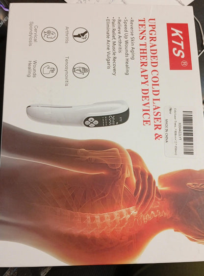 Dispositivo de terapia láser, luz roja, alivio en espalda, cara y músculos
