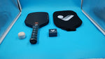 Pala de Padel Jojolemon, fibra de carbono, núcleo de polímero Shark Power.