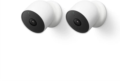 Google Nest CAM para exteriores o interiores, 2 PZA CAJA ABIERTA
