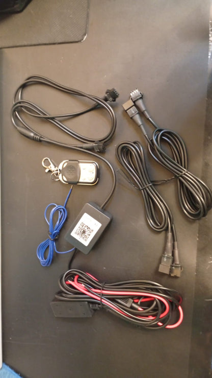 Kit de 12 luces LED para motocicleta, impermeables con control.