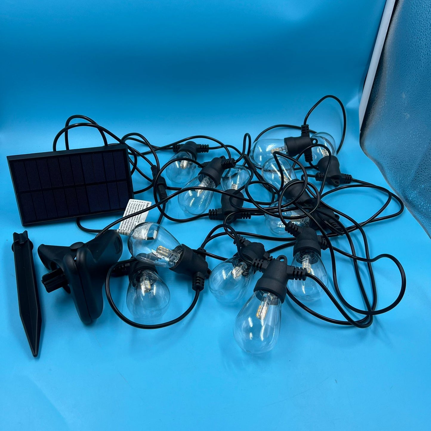 Tira de luces solares para exteriores impermeables 8.2m