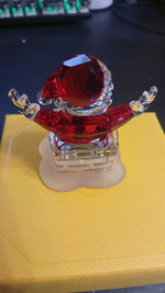 Figura de Swarovski, Santa Claus y Chimenea 5701507, Original.