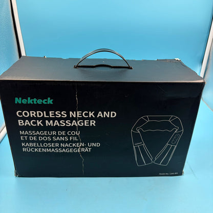 Masajeador Cuello Espalda Nekteck Shiatsu Inalámbrico Calor