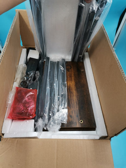 Mesa Consola Delgada con Carga USB Color Madera 1 metro.