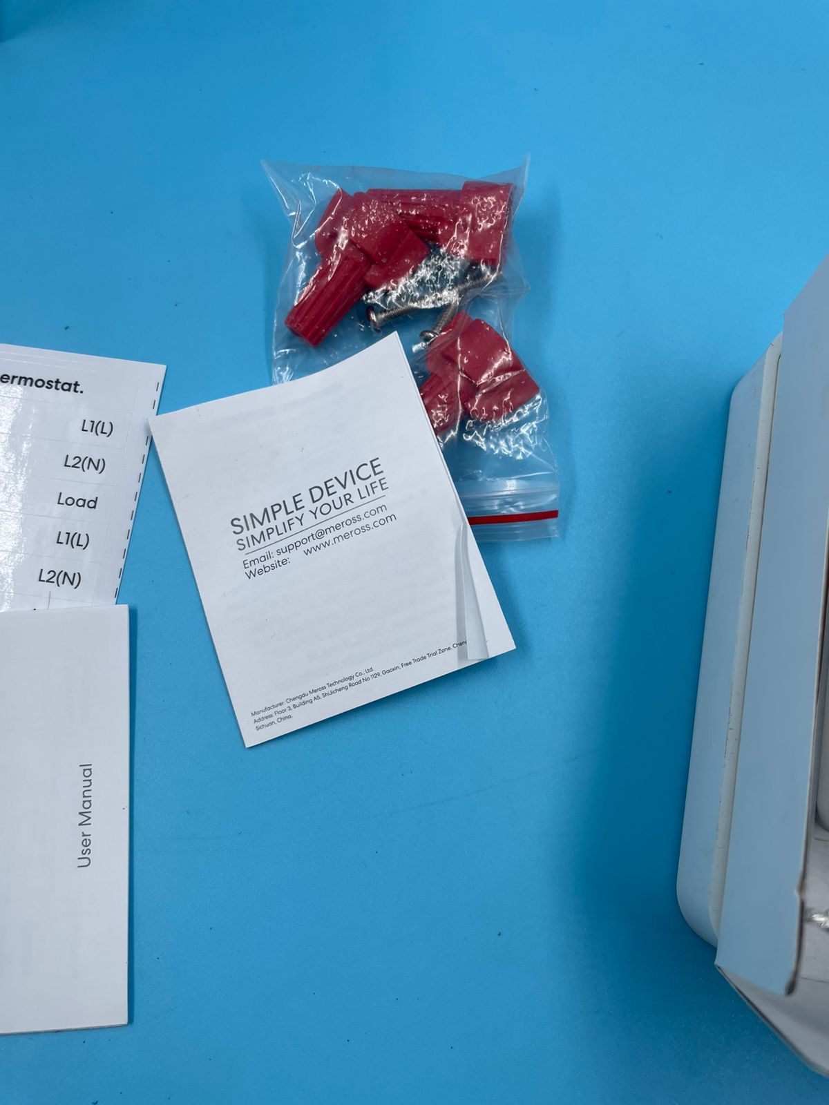 meross - Termostato Inteligente para zócalo eléctrico.