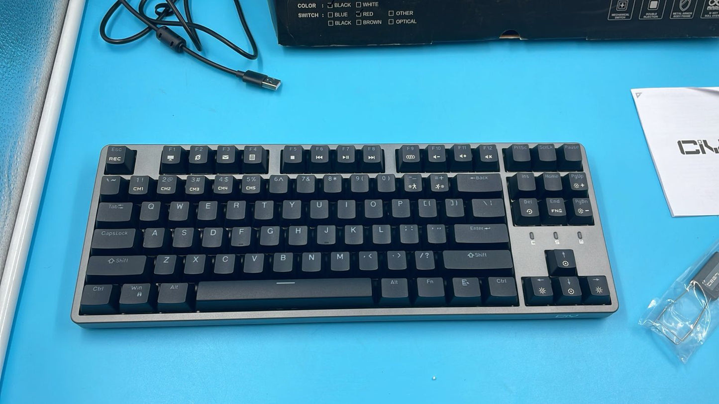 CIY X77 Teclado mecánico intercambiable en caliente.