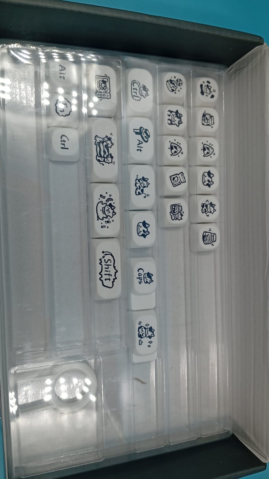 Teclas MOA con sublimación de tinta, PBT 75%, teclado mecánico.