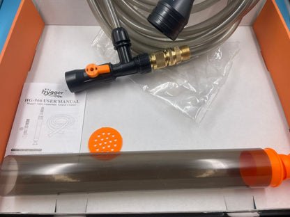 Hygger Kit de cambio de agua para acuario, limpiador semiautomático.
