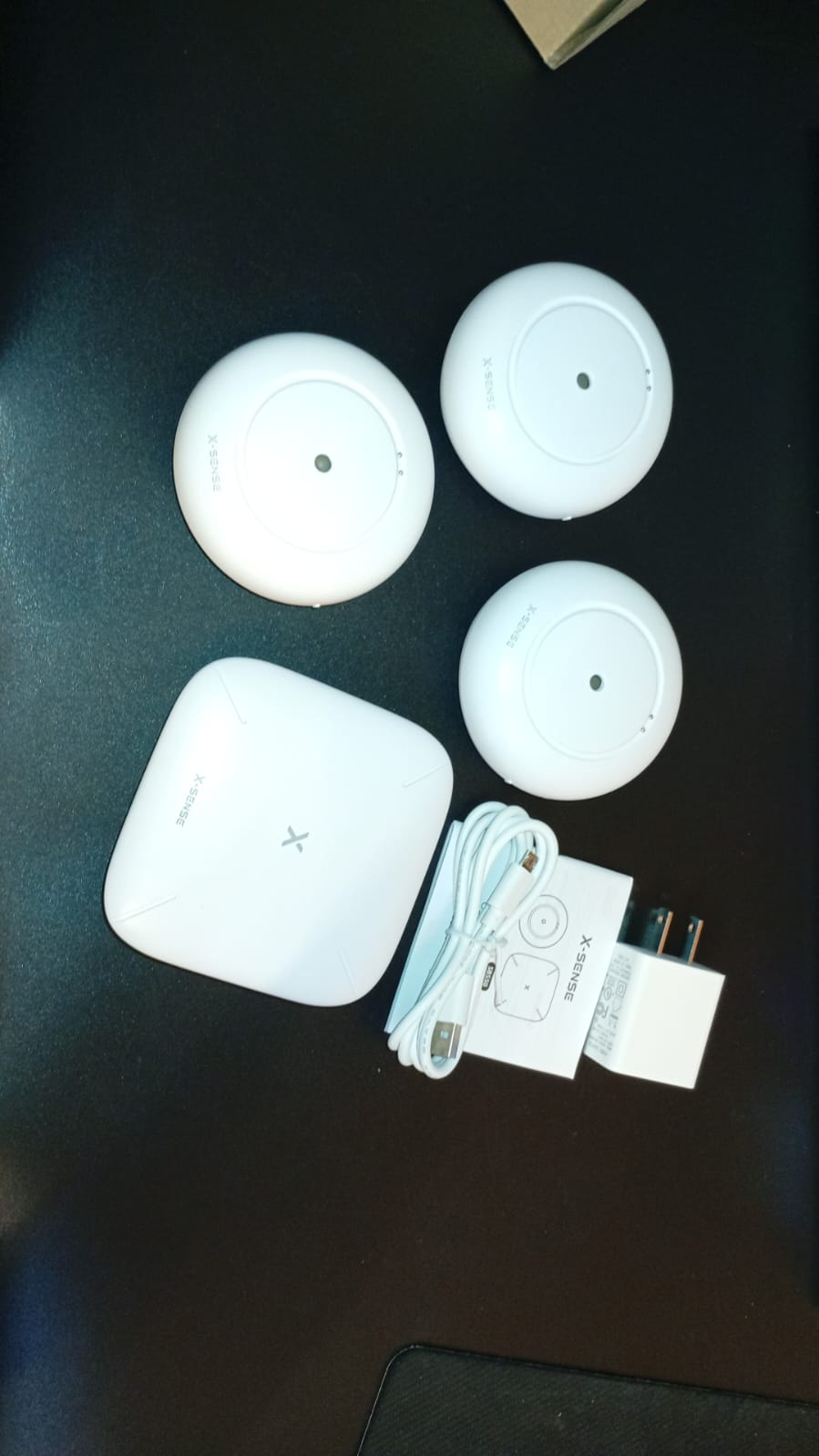 X-Sense Detector de fugas de agua, alarma inteligente, sensor agua.